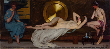 Painting, Bernard Hall, Sketch for 'Sleep', c. 1906