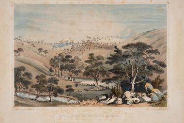 Painting, George Angas, North Bend of the River Gawler