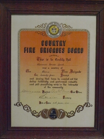 Certificate, 12TH JUNE 1941