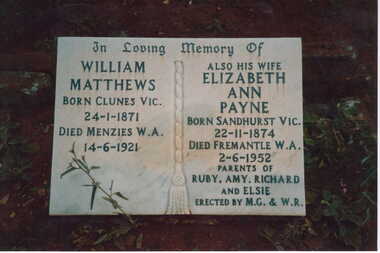 IMAGE REPRODUCED BY CLUNES MUSEUM