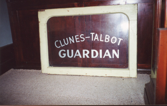 IMAGE PRODUCED BY CLUNES MUSEUM
