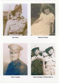 DES CLARK, BEVERLY HORSLEY, ARTHUR HORSLEY, ARTHUR HORSLEY(L) & RAY CLARK(R)