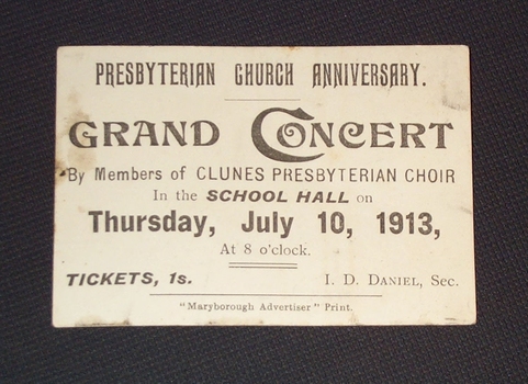IMAGE PRODUCED BY CLUNES MUSEUM