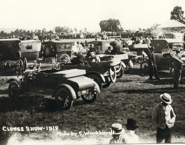 Photograph, C. WEICKHARDT, CLUNES SHOW 1919, 1919