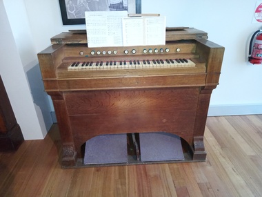 French harmonium 14 stops. Formerly St. Aquinas Church in Bailey Street, Clunes