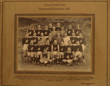 Photograph, FOOTBALL 1953, 1953