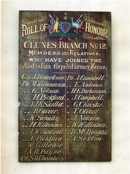 THIS IMAGE REPRODUCED BY CLUNES MUSEUM