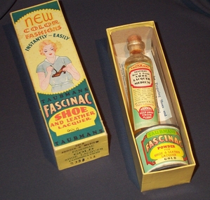 Domestic object - SHOE LEATHER LACQUER, TAUBMANS