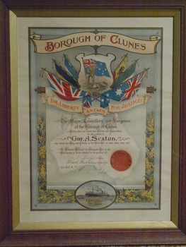 THIS IMAGE PRODUCED BY CLUNES MUSEUM