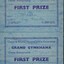 Prize Cards for competition at agricultural show