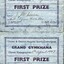 Prize Cards for competition at agricultural show