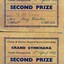 Prize Cards for competition at agricultural show