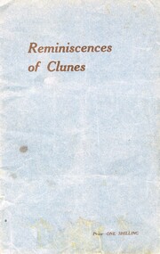 Back to Clunes Reunion November 14 to 21 1925