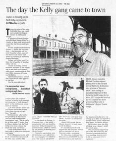 "Clunes is thriving on its Ned Kelly experience"