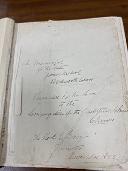 REPRODUCED BY CLUNES MUSEUM