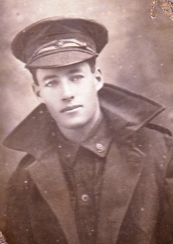 Studio portrat of soldier in Australian Infantry Forces