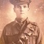 Studio portrait of soldier in Australian Infantry Forces uniform.