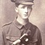 Studio portrait of solder in Australian Infantry Forces uniform.
