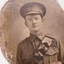 Studio portrait of soldier in Australian Infantry Forces uniform.