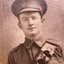 Studio portrait of soldier in Australian Infantry Forces uniform.