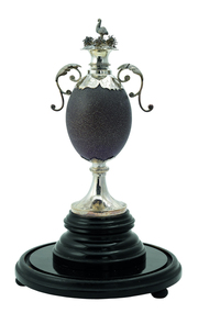 Silver - Mounted emu egg, BROWNLOW, Charles, 1890s