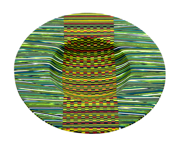 Decorative object - Green mosaic field, MOJE, Klaus, 2007