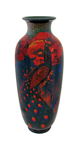 Decorative object - Sung ware' vase with peacock, ROYAL DOULTON & CO, 1920