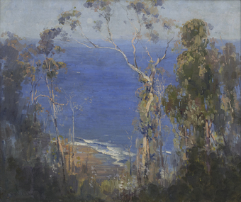 Painting - Ocean blue, Lorne, STREETON, Arthur, 1921