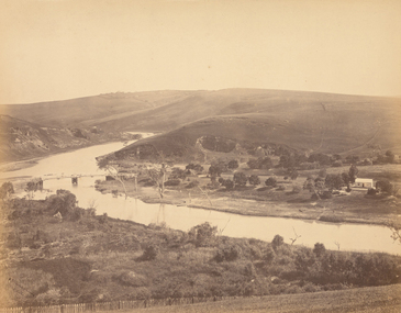 Photograph - Barwon River and Queen's Bridge, WASHBORNE, Thomas J, 1869-80
