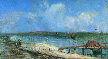 Painting - A breezy day off Point  Henry, WITHERS, Walter, 1901