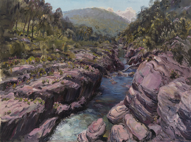 Painting, Douglas, Neil, Swallow Skimming The Water, c.1996