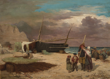 Painting, Dowling, Robert, Home Again, 1873