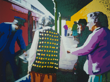 Photograph, Eden, Ron, Meeting the Train, 1983/1996