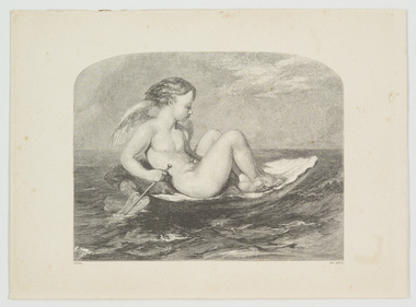 Print, Etty, William (after), Cupid, 1857