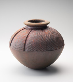 Ceramic, Finck, Grant, Jar, 1987