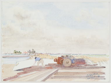 Painting, Fitzpatrick, Samuel Charles, Port Albert, 1976