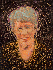 Painting, Gaffy, Michael Owen, Portrait of Gwen Webb OAM, 2000