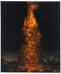 Painting, Gardiner, Peter, Ravensworth (Swamp Lantern III), 2012