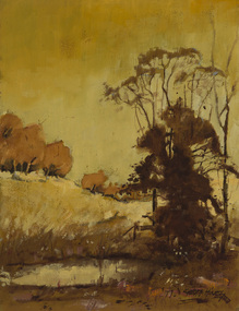 Painting, Hines, Geoff, Pool, 1977