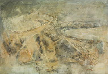 Painting, Hines, Geoff, Seastorm Port Lambert WA, 1977