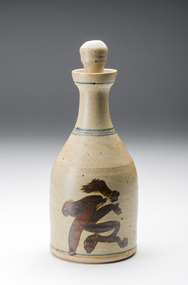Ceramic, Hughan, Harold, Sake Bottle and Stopper, Undated
