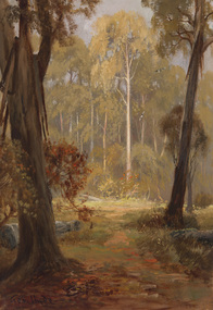 Painting, Hyde-Pownall, George, The Lady of the Woods, 1919