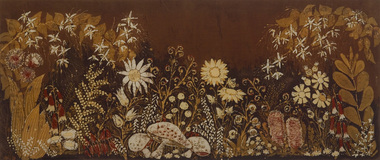 Textile, Ingrouille, Marie, Wild Flowers, 1977