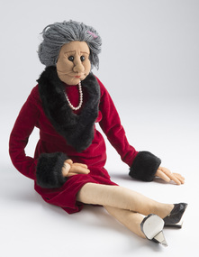 Mixed Media, Ino, Valerie, Soft Sculpture (Old Lady), 1979