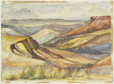 Painting, Johnston, Margaret, Eroded Plateau, c.1966
