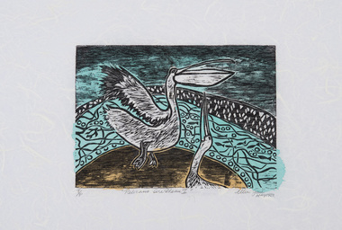 Print, Jose, Ellen, Pelicans are Home I, 1989
