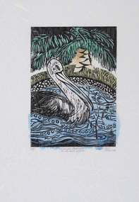 Print, Jose, Ellen, The Pelicans are Back Home in the Inlet, Again, 1989