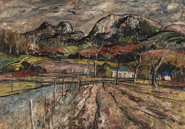 Painting, Lawrence, George, Upper Currumbin Valley, 1960