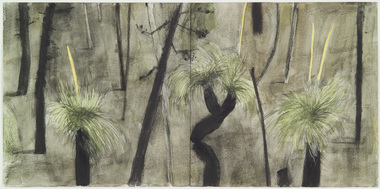 Work on Paper, Lincoln, Kevin, Grass Trees at Wattle Point - Gippsland VIC, 2003