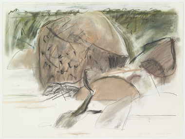Work on Paper, Lincoln, Kevin, Mitchell River, 1978